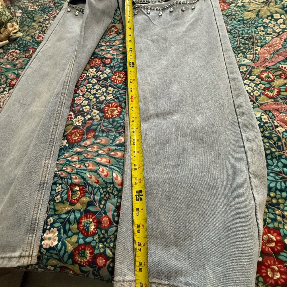 Angel Kiss jeans - embellished, Light Blue Embellished Women Jeans NWT - Picture 7 of 10
